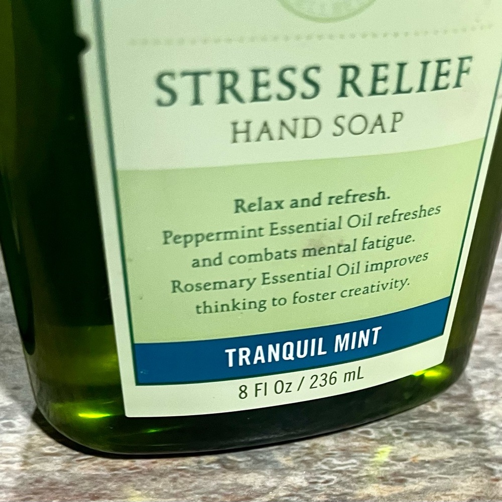 DISCONTINUED Bath & Body Works Tranquil mint hand soap and body lotion. HTF - Picture 7 of 11